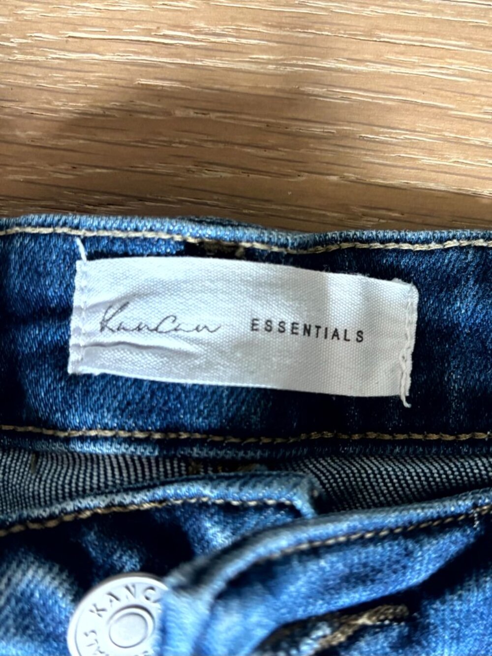 KanCan Blue Denim Jeans Slim Straight Classic Fit - Picture 2 of 4